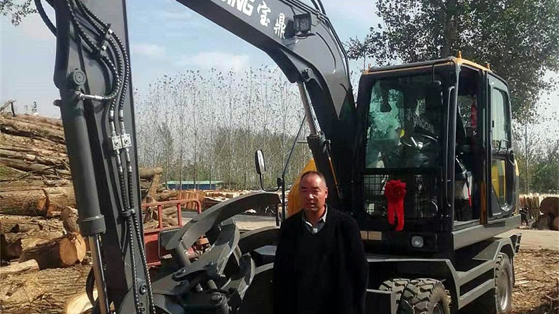 河南抓木机销售宝鼎BD95抓木机型号